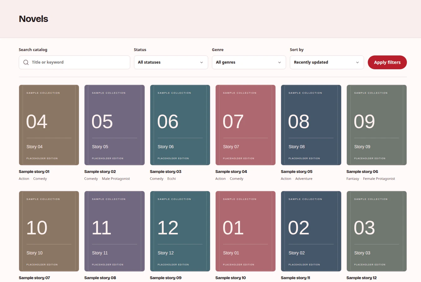 XtraordinaryTL — Archive search & filters